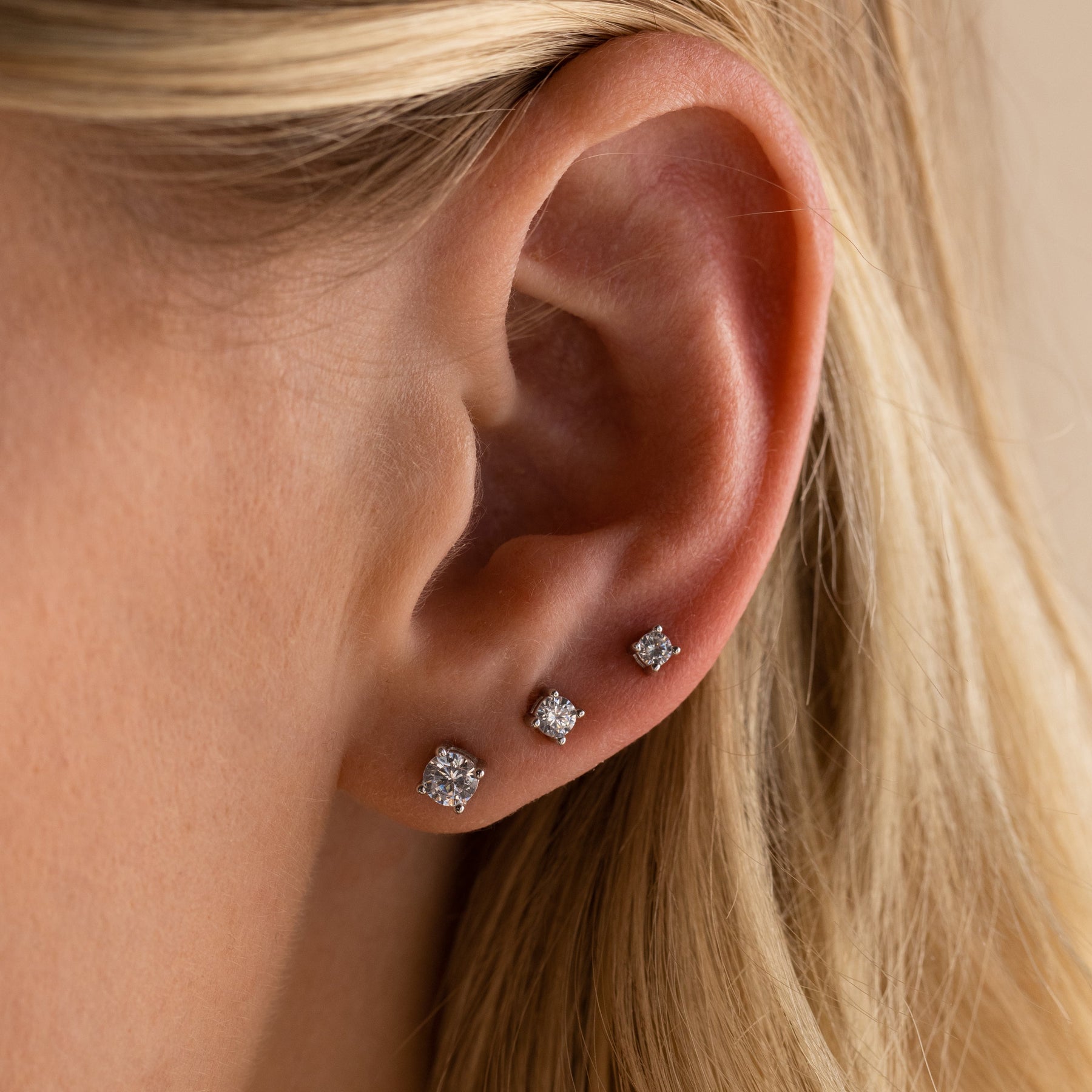 Conjunto de Brincos de diamante Booker
