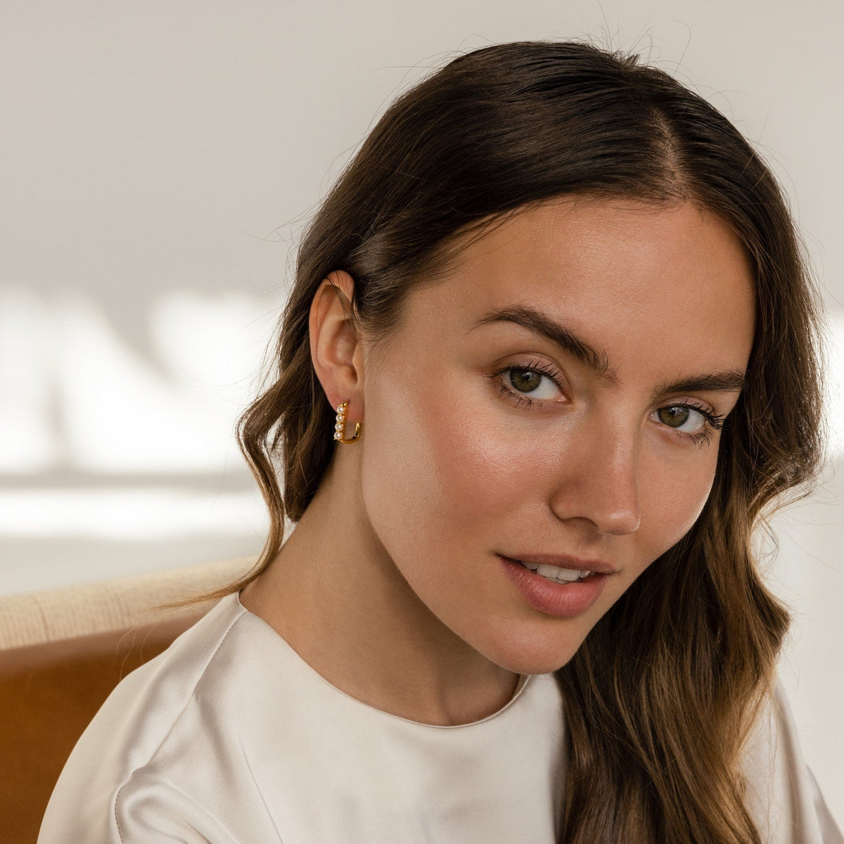 Brincos de pérolas Rayne