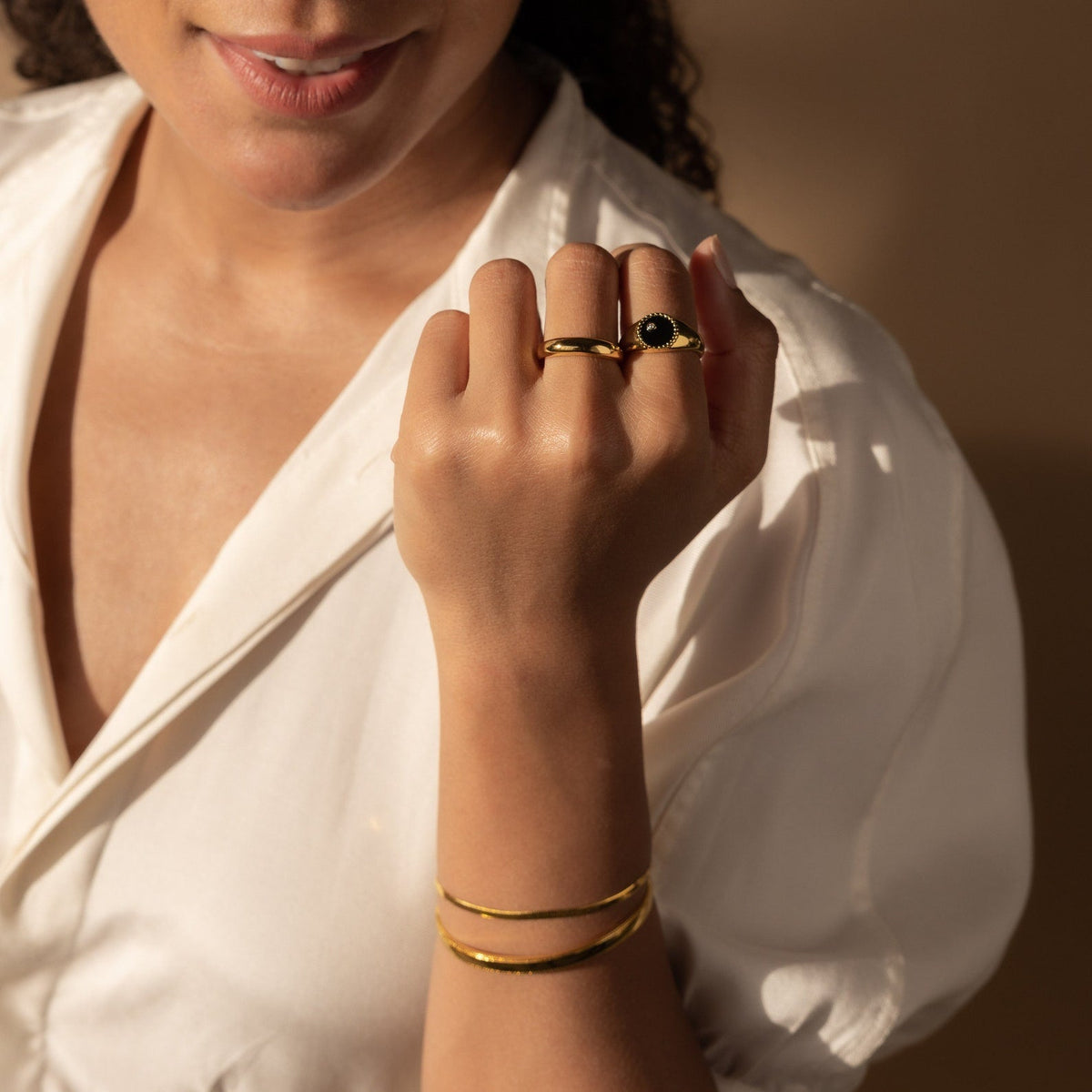 Anel de Sinete Natasha Black