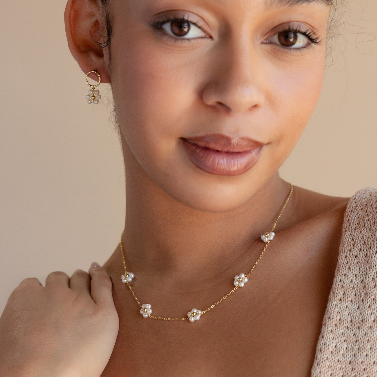Colar Estação Pérola Flor