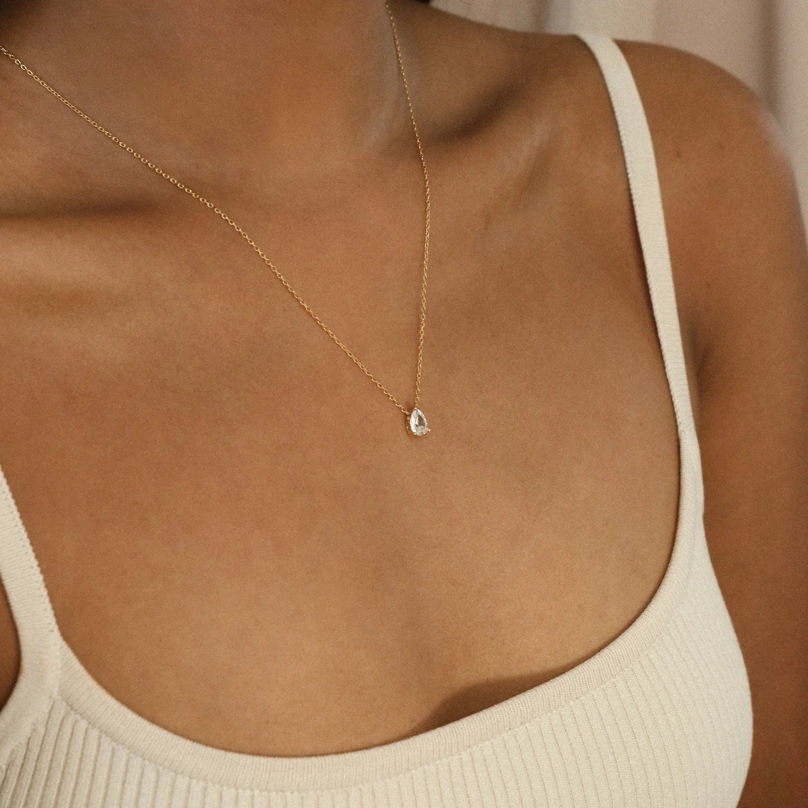 Colar de diamantes Rae