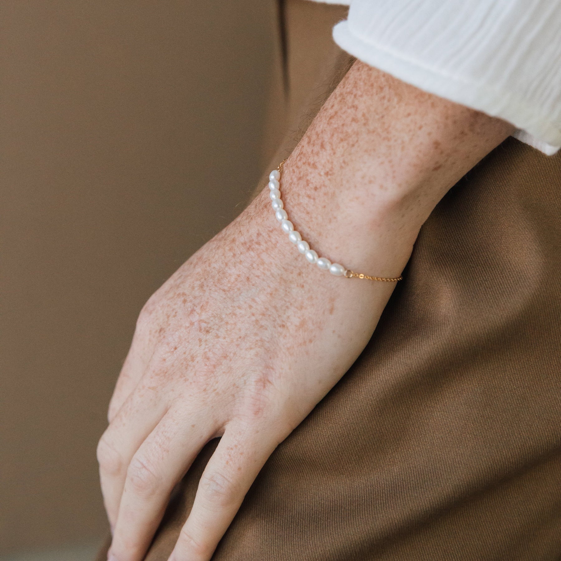 Pulseira de pérolas