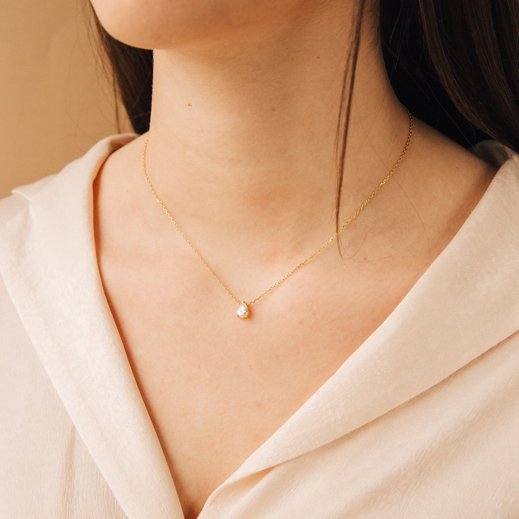Colar de diamantes Rae