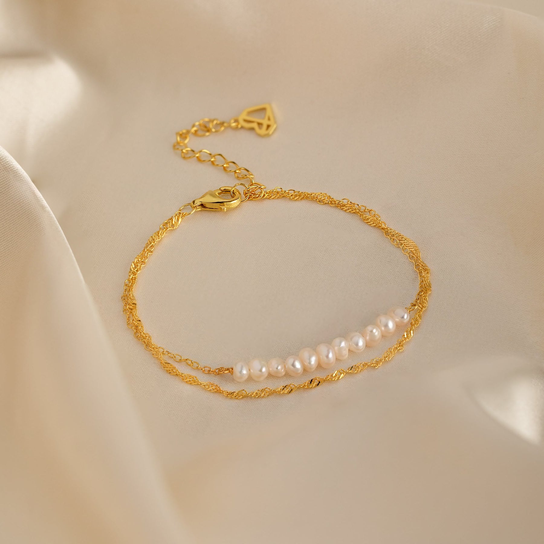 Pulseira Duo Pearl Twist