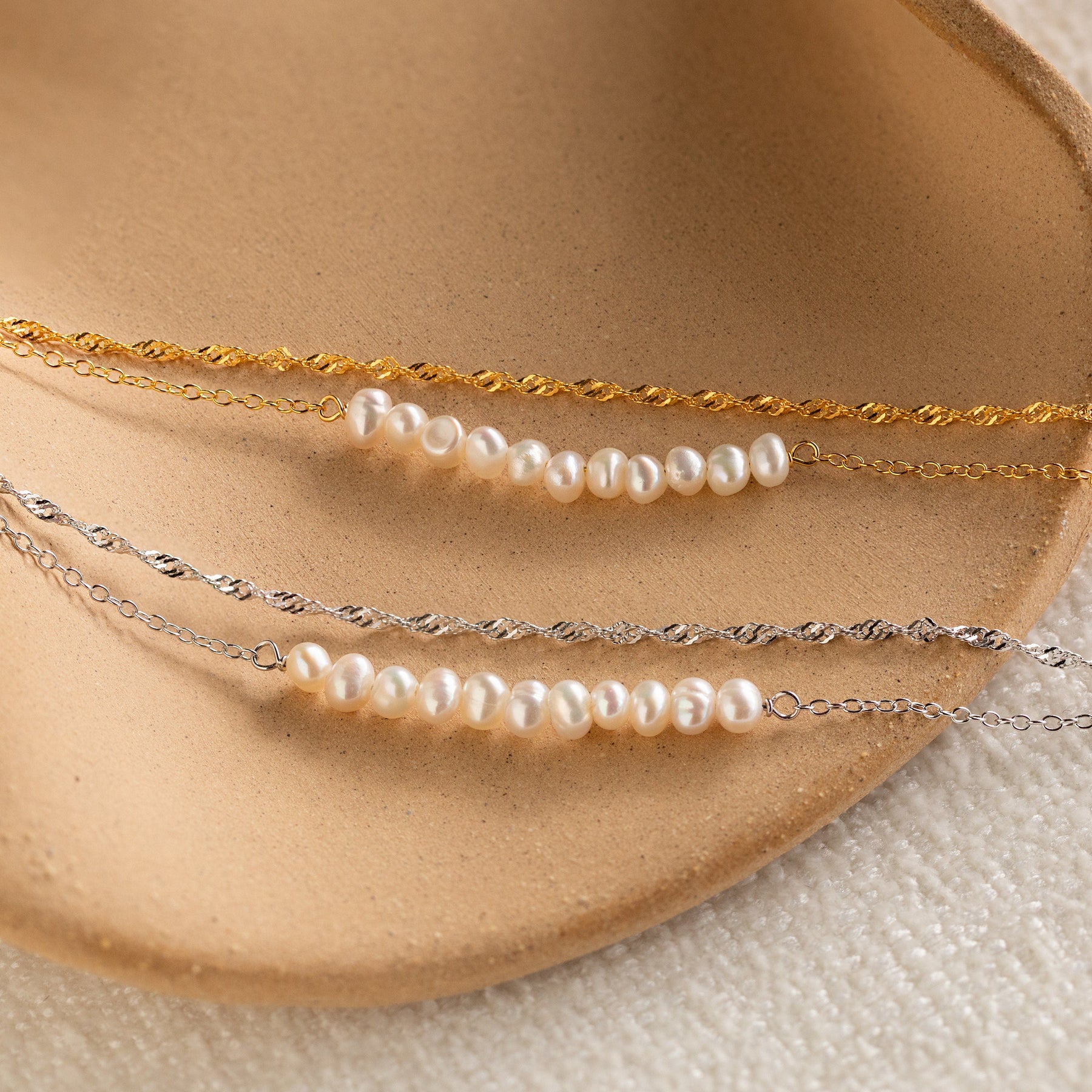 Pulseira Duo Pearl Twist