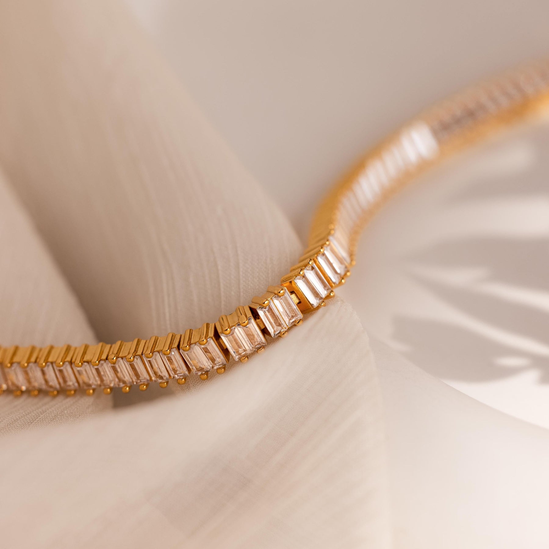 Pulseira baguette Art Déco