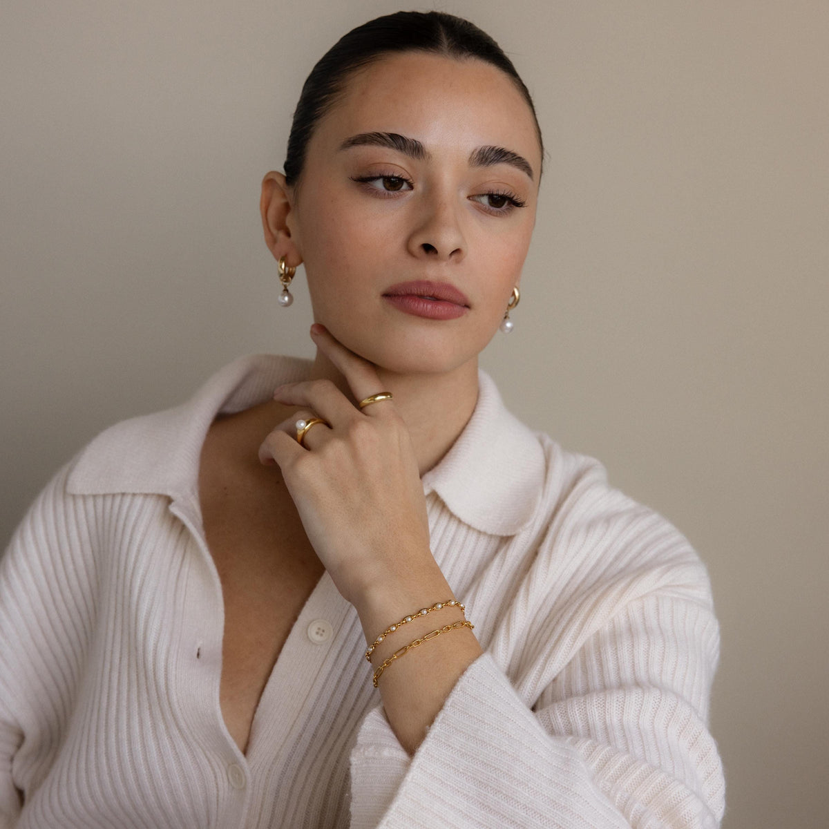 Pulseira de Pérolas Eternity