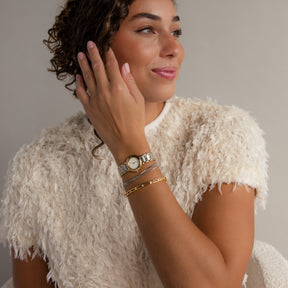 Pulseira de diamante de renda