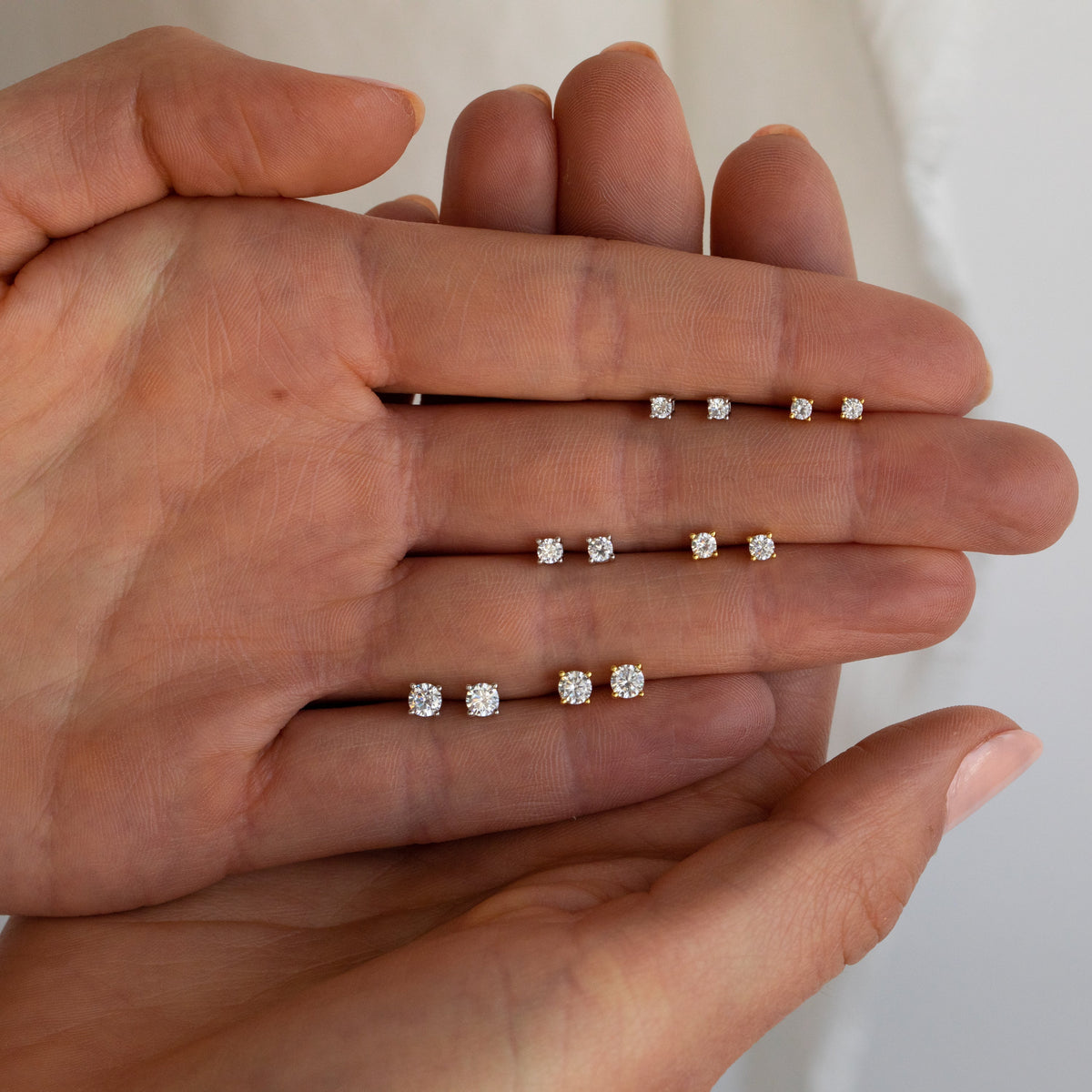 Conjunto de Brincos de diamante Booker