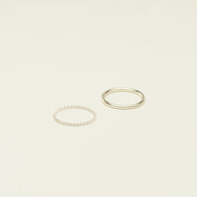 Conjunto de anéis empilháveis minimalistas