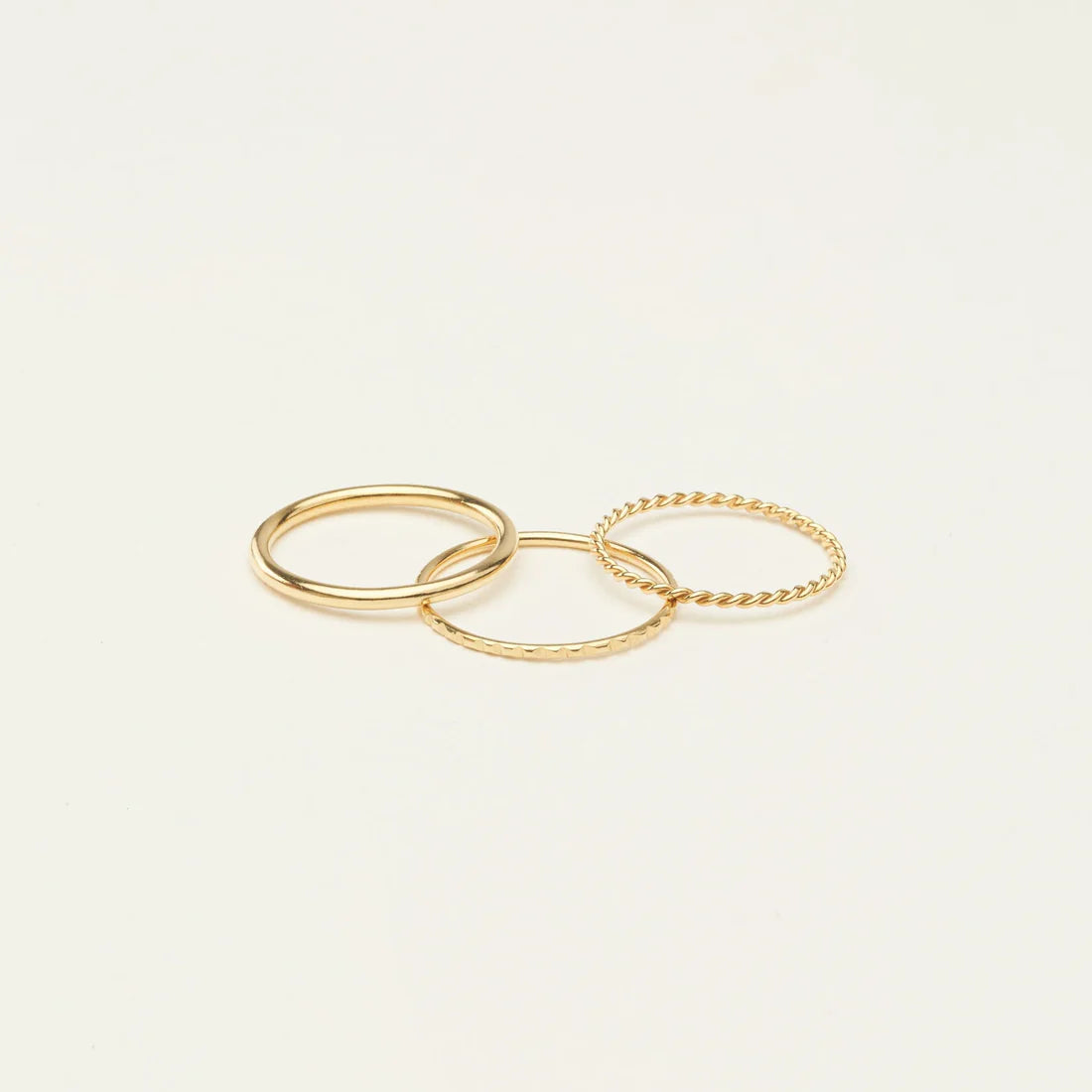 Conjunto de anéis de empilhamento finos