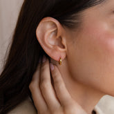 Conjunto de Mini Aros Martelados