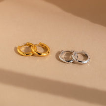 Conjunto de Mini Aros Martelados