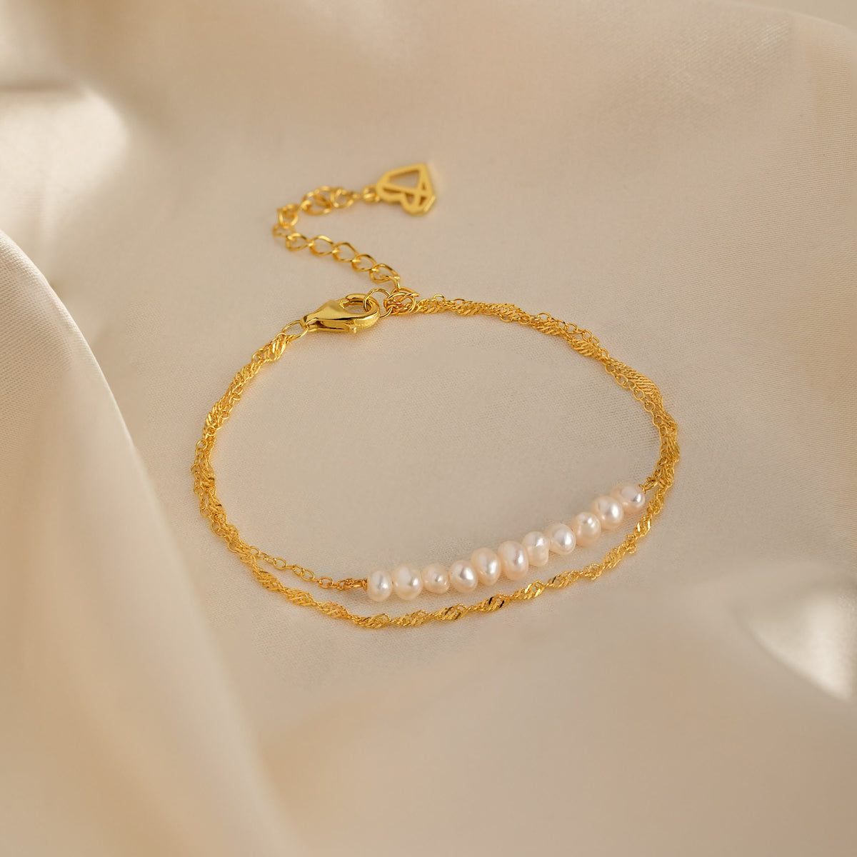 Pulseira Duo Pearl Twist