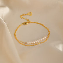 Pulseira Duo Pearl Twist