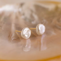 Brincos de pérolas de água doce