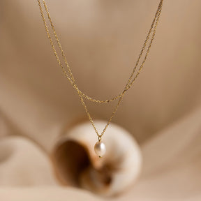 Colar de Pérolas Duo Chain