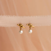 Brincos de Pérolas Love Knot