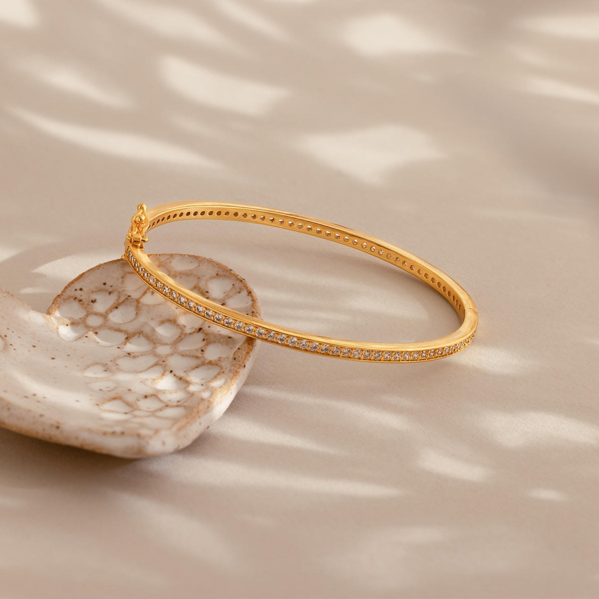 Pulseira de diamante Half Eternity