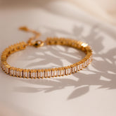 Pulseira baguette Art Déco