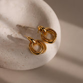 Brincos Bold Duo Knot